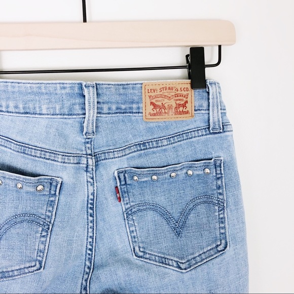 Levi's Denim - Levi’s 535 Super Skinny Studded Pocket Jeans